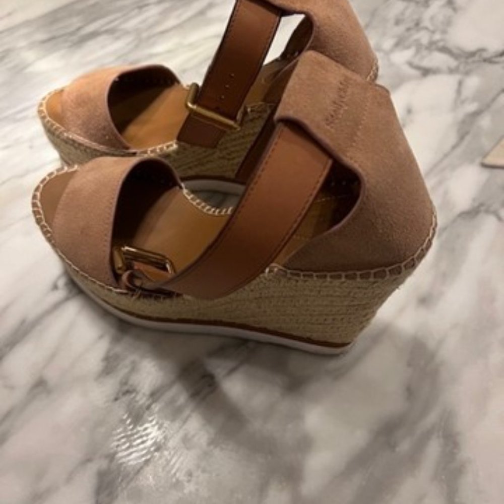 SEE BY CHLOE ESPADRILLES WEDGES size 7